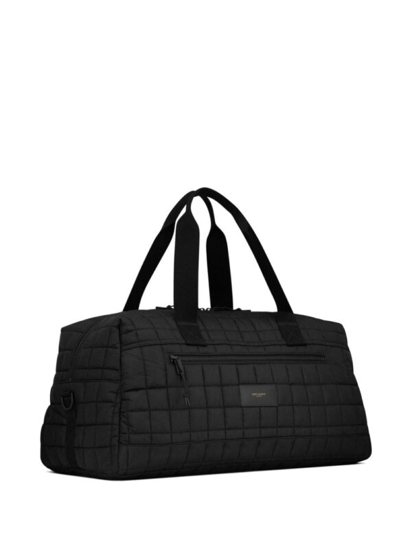 Saint Laurent Nuxx logo-patch quilted duffle bag - Image 3