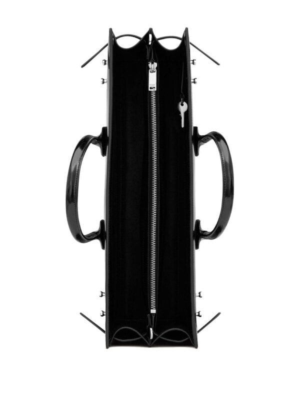 Saint Laurent large Sac de Jour patent-leather tote bag - Image 5