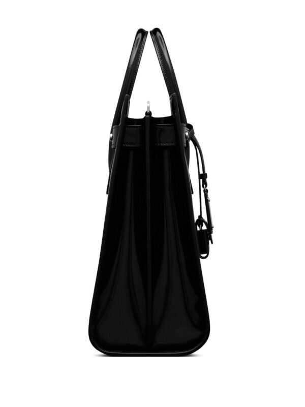 Saint Laurent large Sac de Jour patent-leather tote bag - Image 4