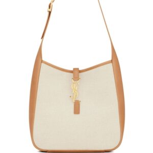 Saint Laurent Le 5 Ć 7 monogram-plaque shoulder bag