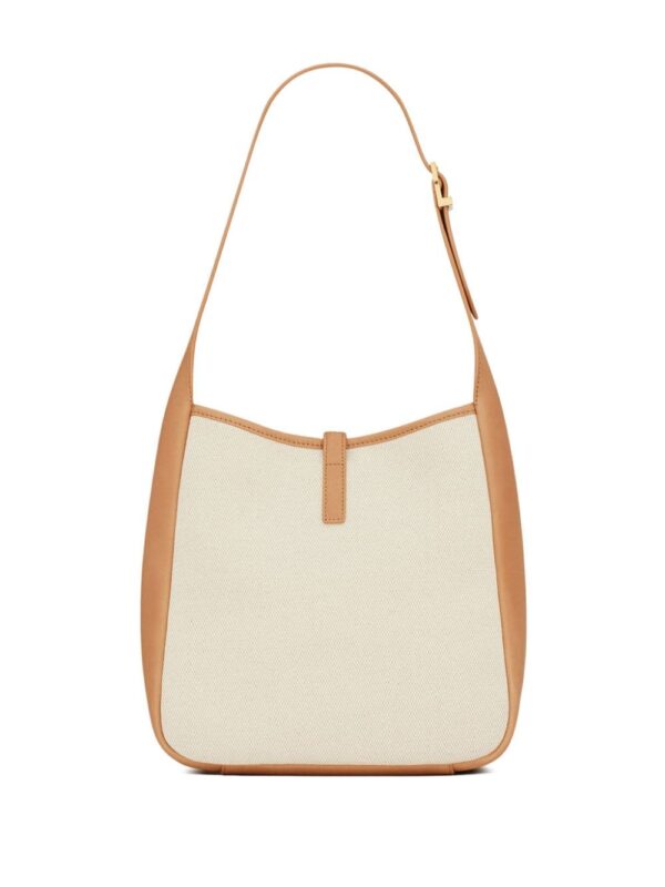 Saint Laurent Le 5 à 7 monogram-plaque shoulder bag - Image 2