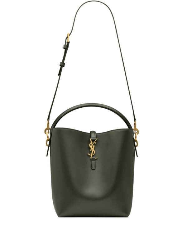 Saint Laurent Catherin logo-plaque leather bag