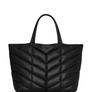 Saint Laurent Puffer leather tote bag