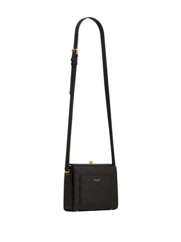 Saint Laurent diamond-quilted leather mini bag - Image 4