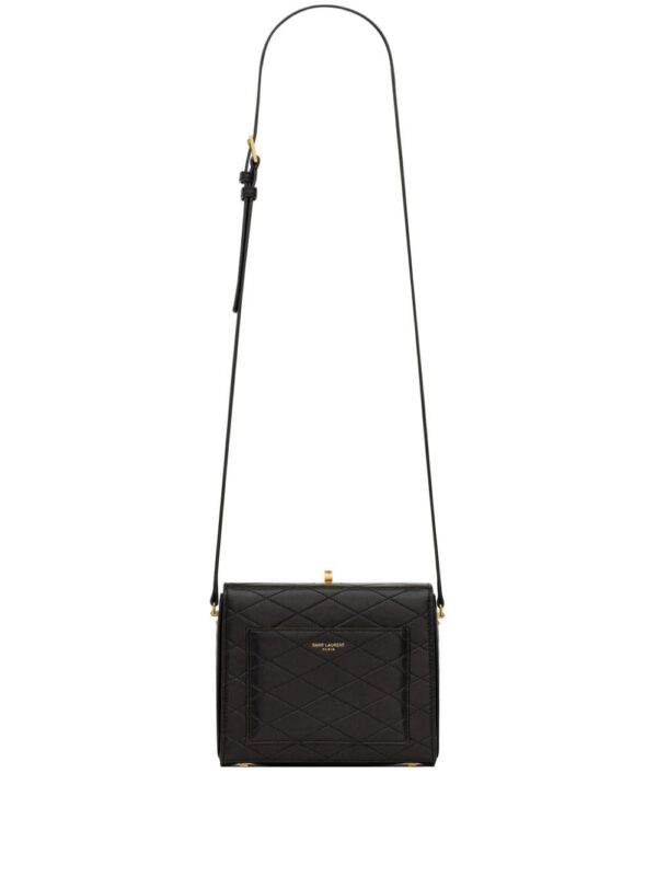 Saint Laurent diamond-quilted leather mini bag