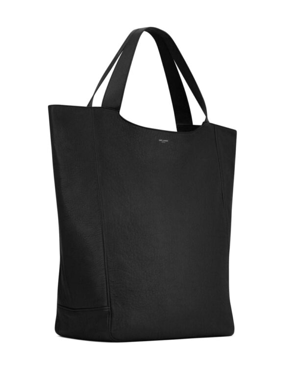 Saint Laurent logo-patch tote bag - Image 3