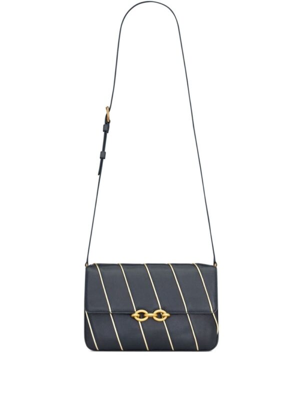 Saint Laurent Le Maillon striped shoulder bag