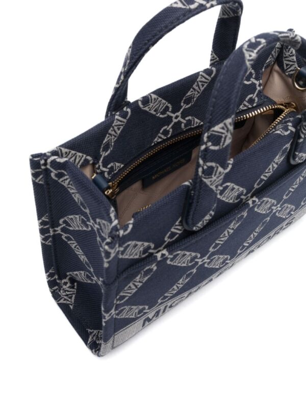 Michael Michael Kors Gigi Empire logo-jacquard tote bag - Image 5