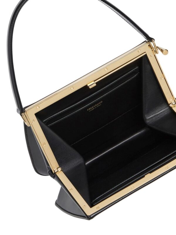 Ferragamo Semi-rigid leather bag - Image 4