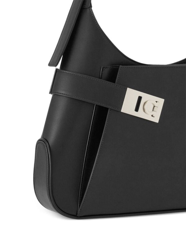 Ferragamo Hobo Gancini-buckle shoulder bag - Image 4
