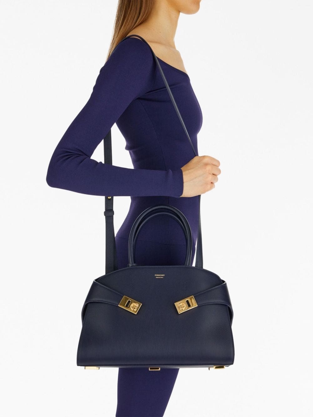 Ferragamo Hug leather tote bag - Image 2