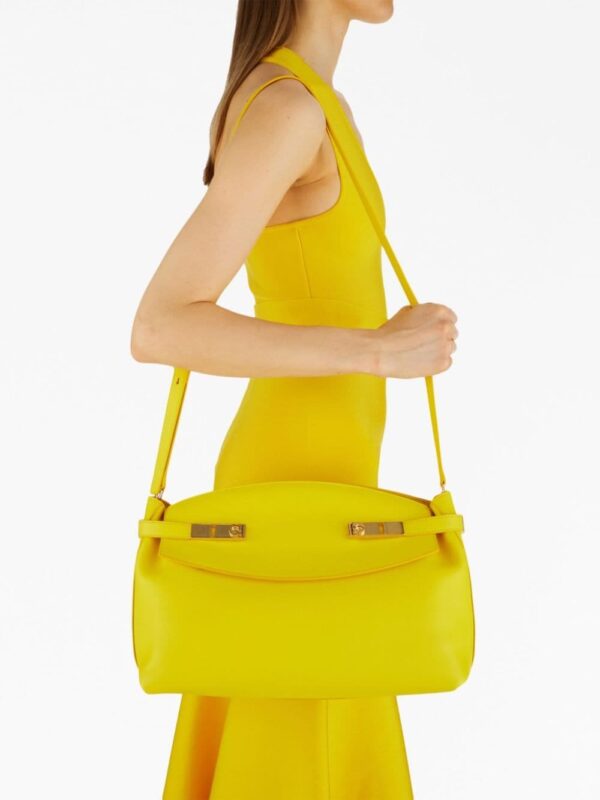 Ferragamo large pouch leather bag - Image 2