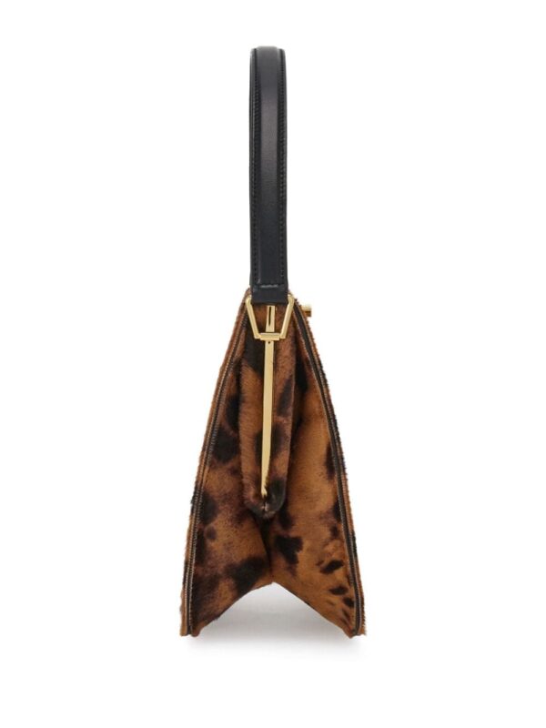 Ferragamo small Semi-rigid leopard-print tote bag - Image 2