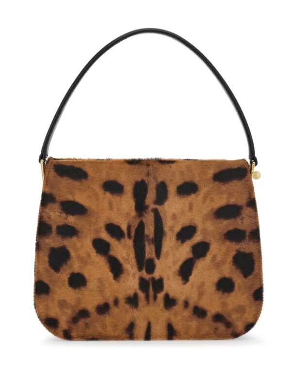 Ferragamo small Semi-rigid leopard-print tote bag