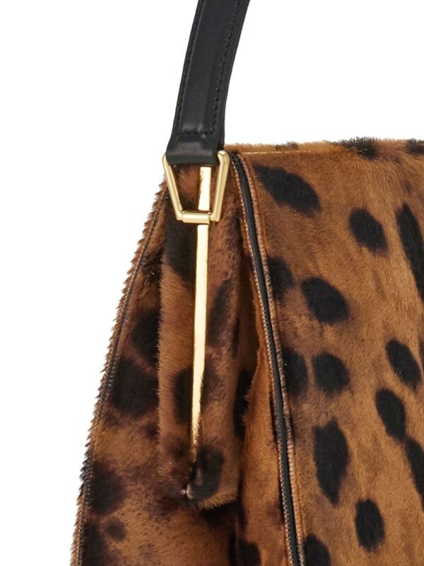 Ferragamo small Semi-rigid leopard-print tote bag - Image 4