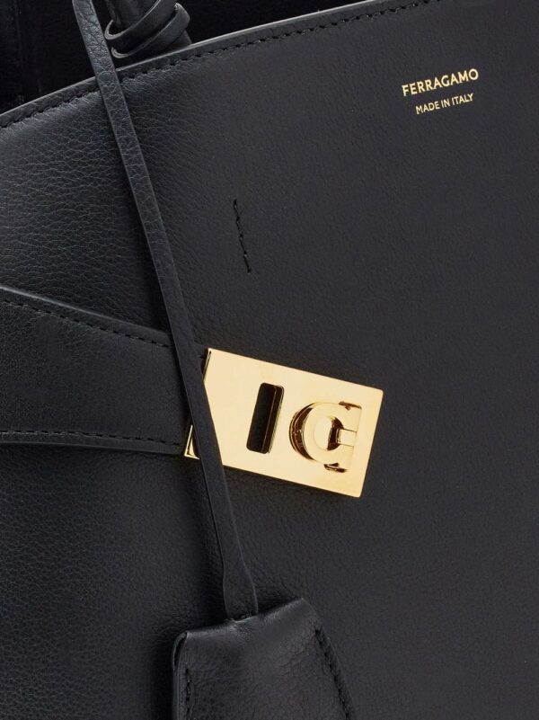 Ferragamo Hug leather tote bag - Image 4
