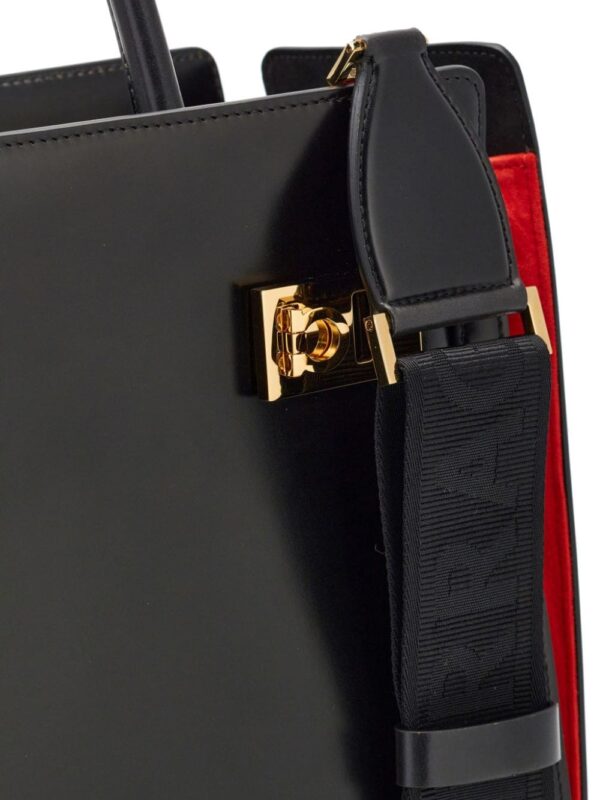 Ferragamo large Gancini-buckle leather tote bag - Image 5