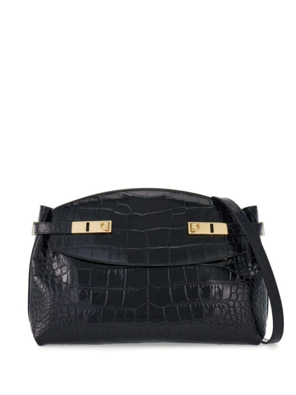 Ferragamo Large Pouch Gancini-buckle clutch bag