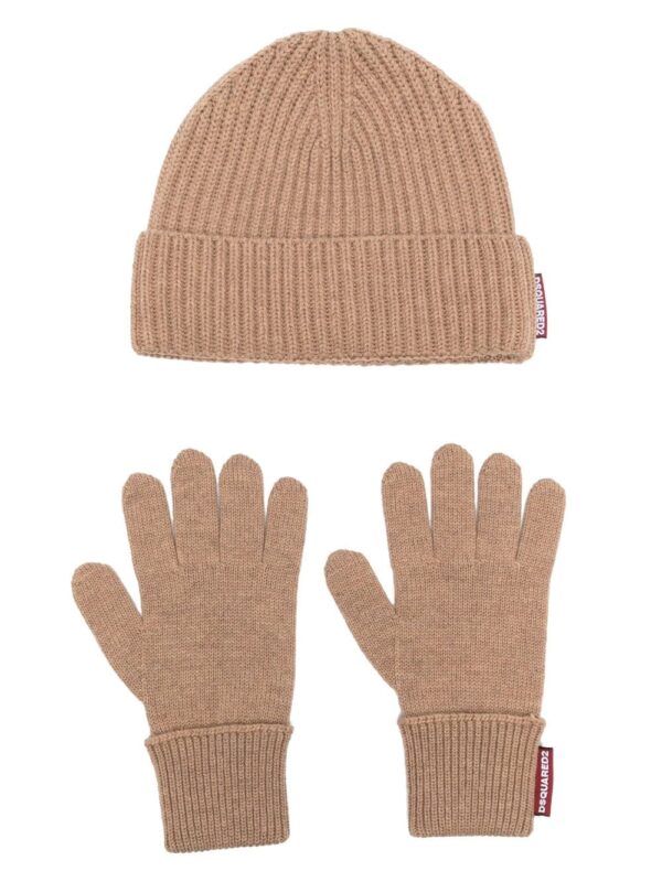 DSQUARED2 set-of-two wool beanie