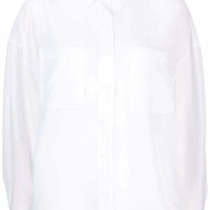 Calvin Klein  semi-sheer button-up shirt