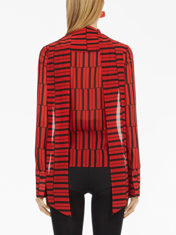 Ferragamo  stripe-print long-sleeve shirt - Image 4
