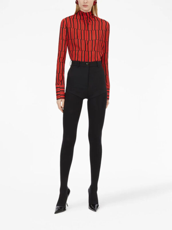 Ferragamo  stripe-print long-sleeve shirt - Image 2