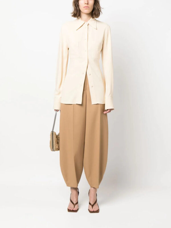 Stella McCartney  pointed-collar button-up shirt - Image 2