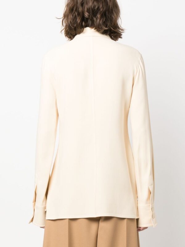 Stella McCartney  pointed-collar button-up shirt - Image 4