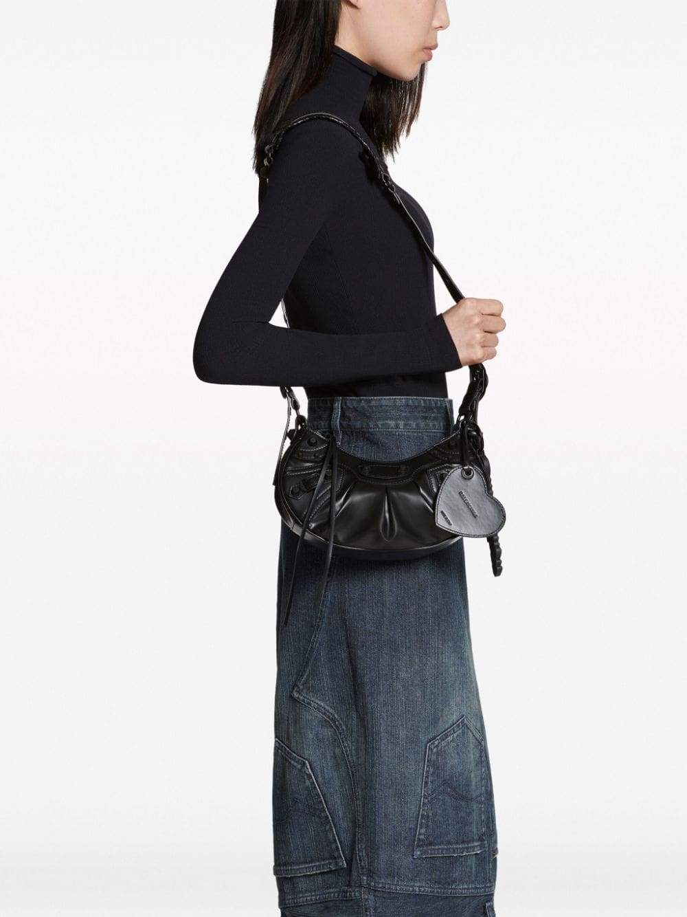Balenciaga Le Cagole XS leather shoulder bag - Image 3