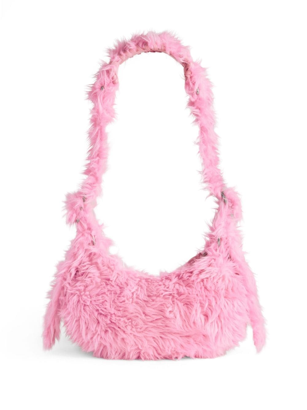 Balenciaga Le Cagole XS faux-fur shoulder bag - Image 3