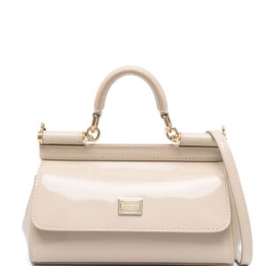 Dolce & Gabbana small Sicily leather tote bag