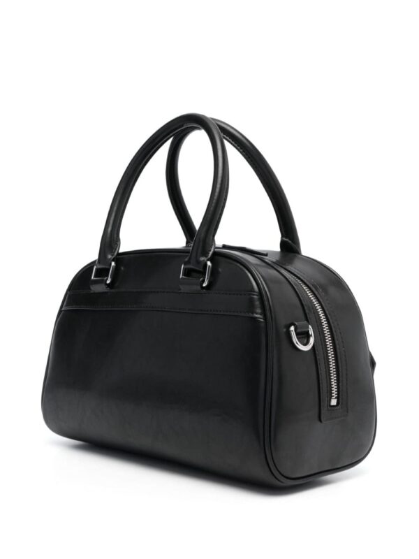 Kenzo logo-plaque faux-leather tote bag - Image 3