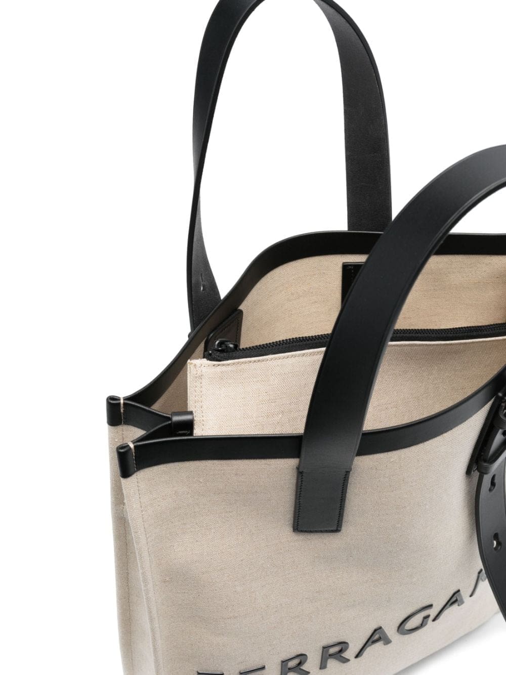 Ferragamo logo-lettering canvas tote bag - Image 5