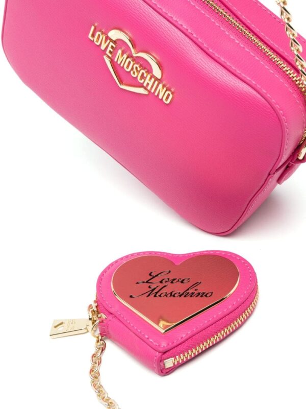 Love Moschino logo-plaque crossbody bag - Image 4