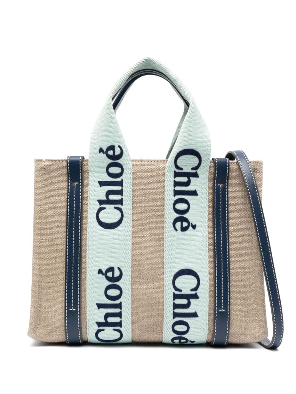 Chloé Woody logo-print tote bag
