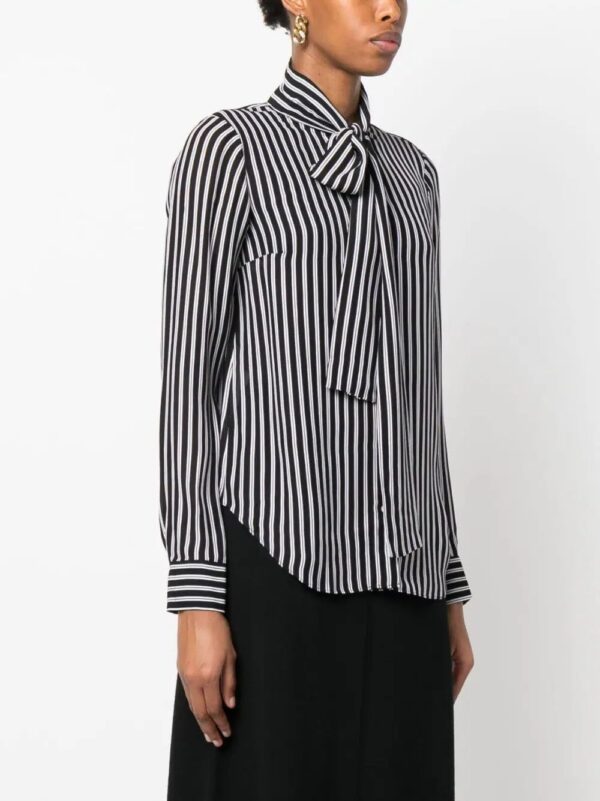Michael Michael Kors  pussy-bow collar shirt - Image 3