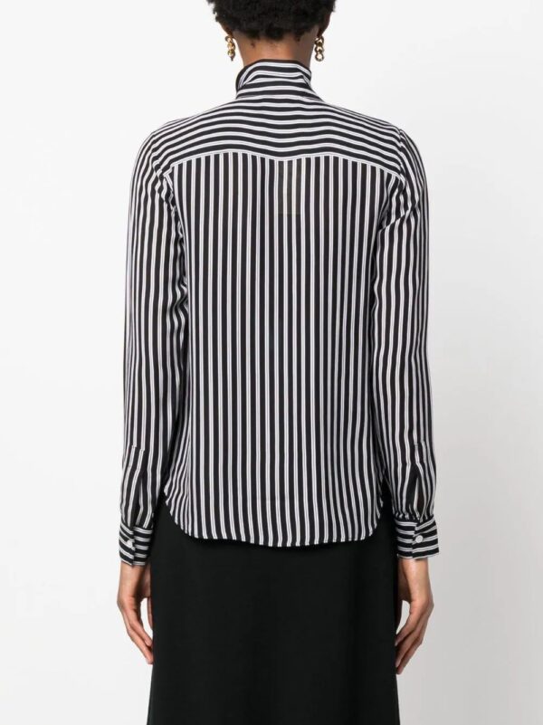 Michael Michael Kors  pussy-bow collar shirt - Image 4