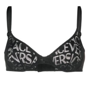 Versace Versace Allover mesh underwire bra