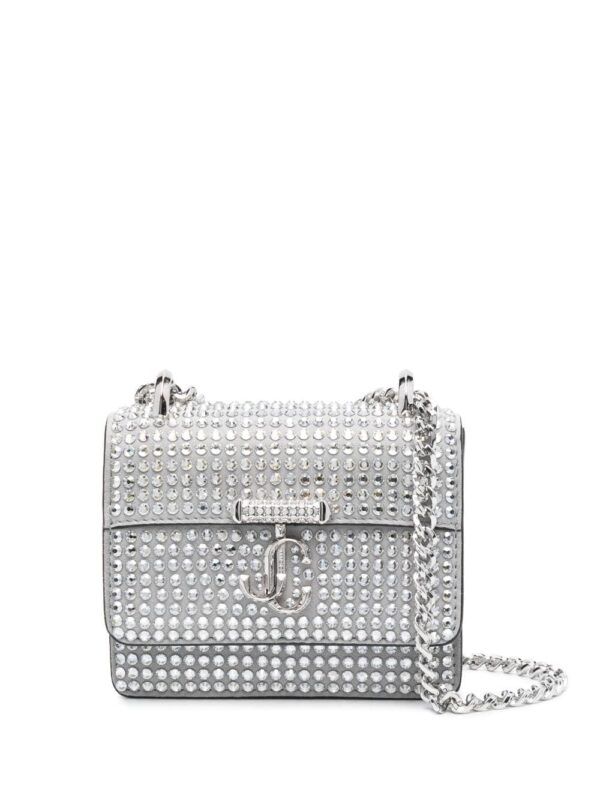 Jimmy Choo Avenue crystal-embellished mini bag