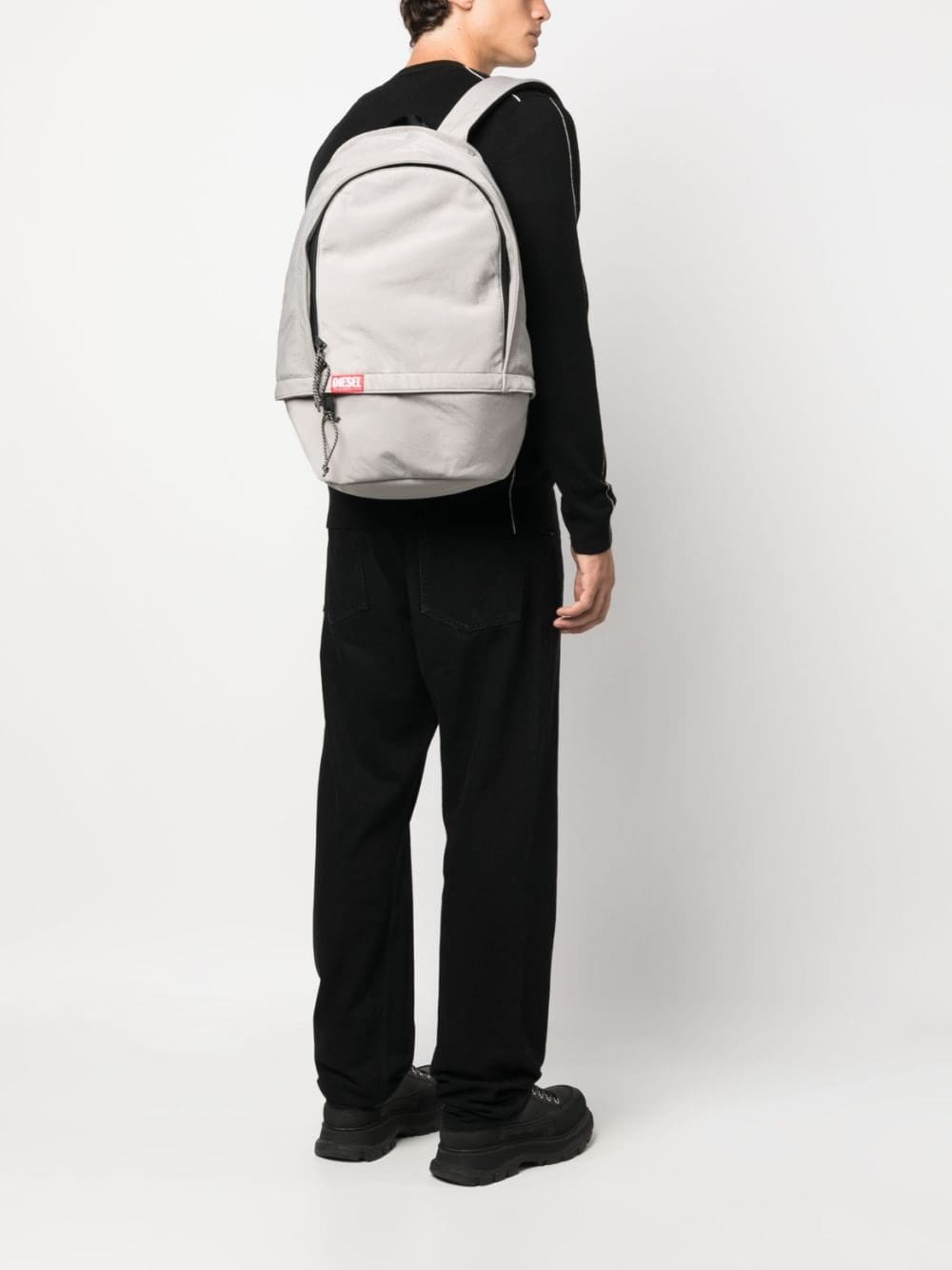 Diesel Race logo-patch backpack - Image 2