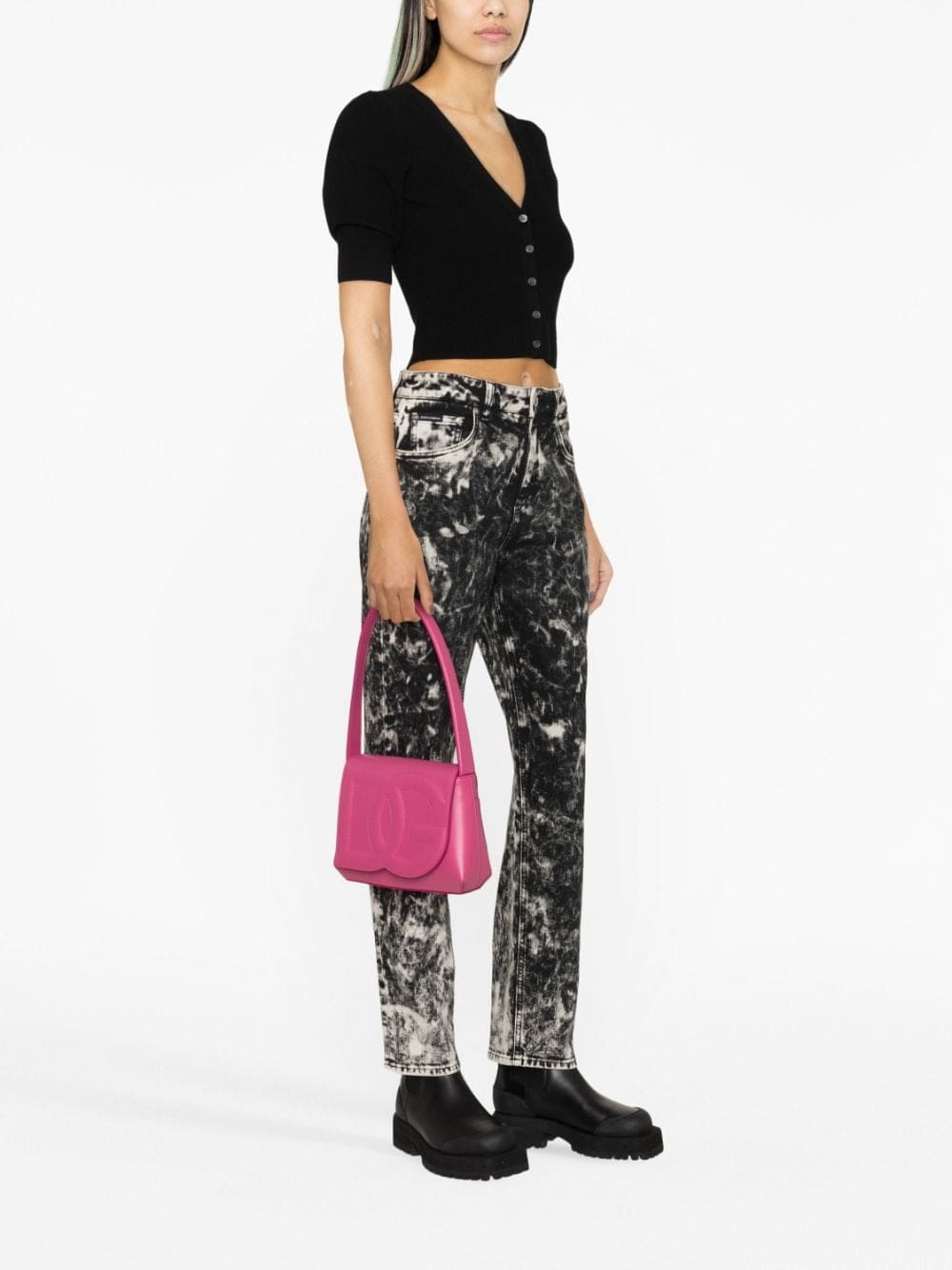 Dolce & Gabbana DG Logo leather shoulder bag - Image 2