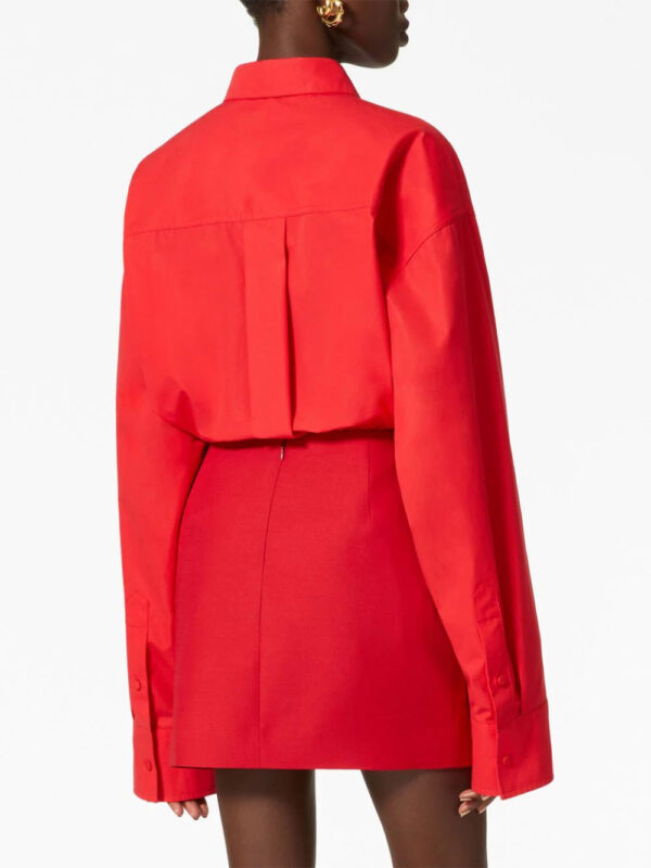 Valentino Garavani  long-sleeved cropped shirt - Image 4