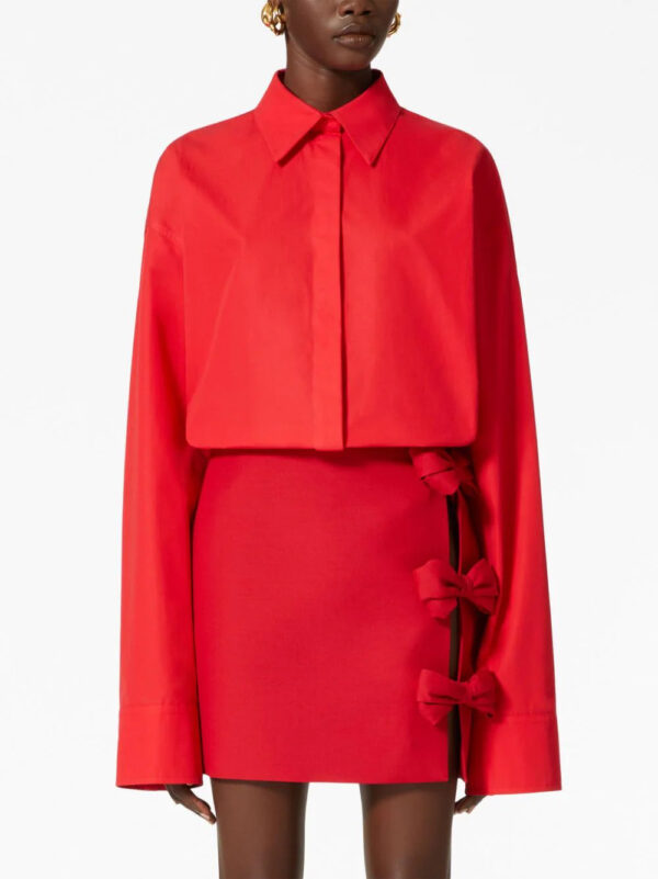 Valentino Garavani  long-sleeved cropped shirt - Image 3