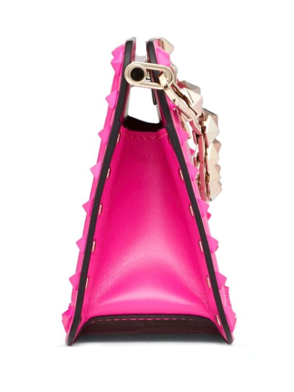 Valentino Garavani Rockstud leather clutch bag - Image 4