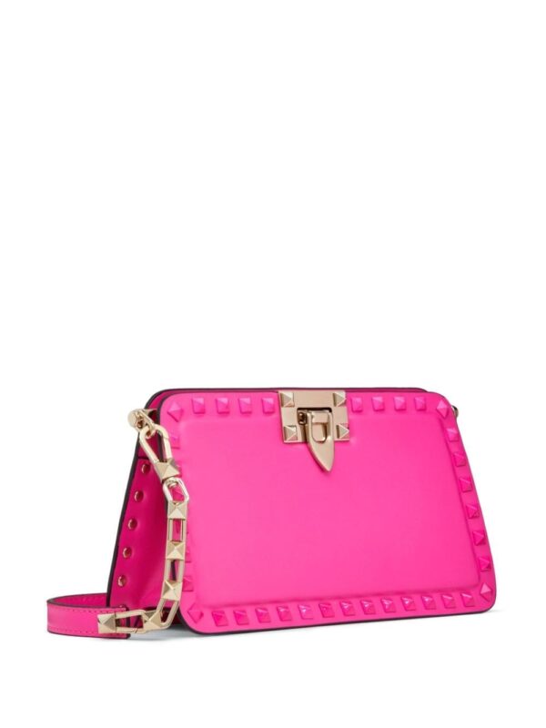 Valentino Garavani Rockstud leather clutch bag - Image 3
