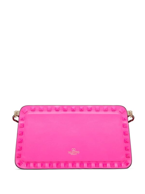 Valentino Garavani Rockstud leather clutch bag - Image 2