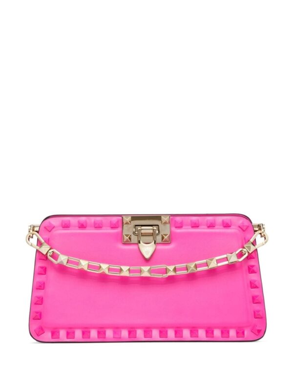Valentino Garavani Rockstud leather clutch bag