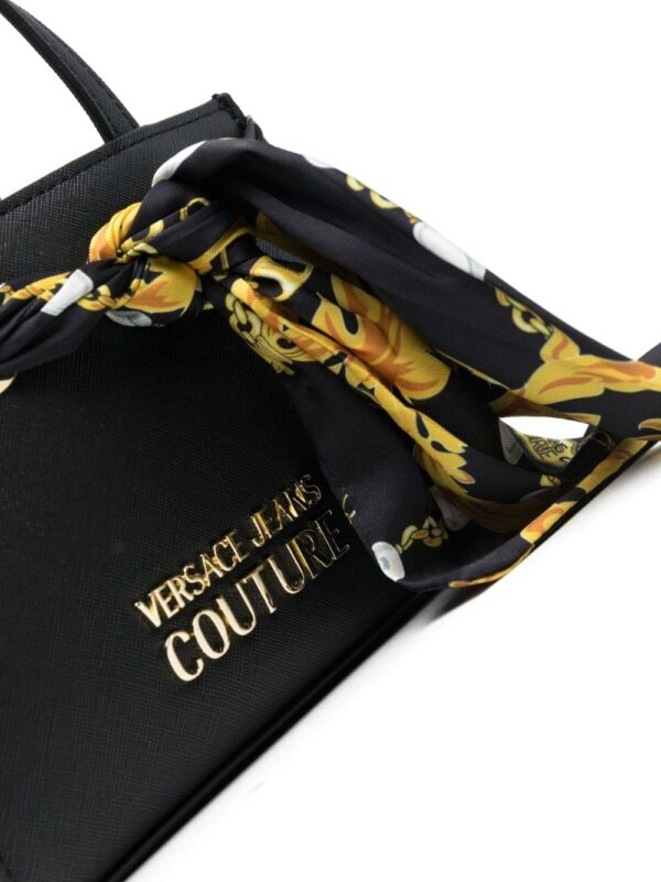 Versace Jeans Couture Chain Couture scarf-detail mini bag - Image 5