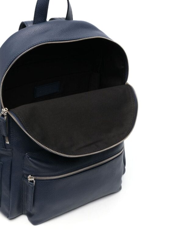 Orciani Micron grained-leather backpack - Image 5