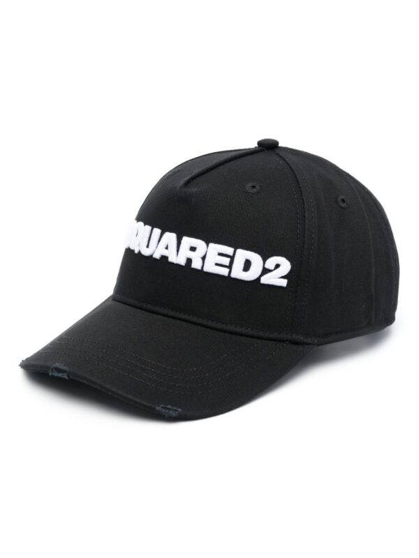 DSQUARED2 logo-embroidered coton cap